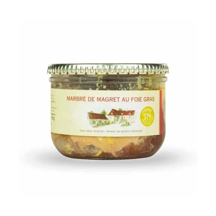 Marbré de magret au foie gras
