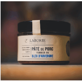 Pâté de porc fermier au Bleu d’Auvergne