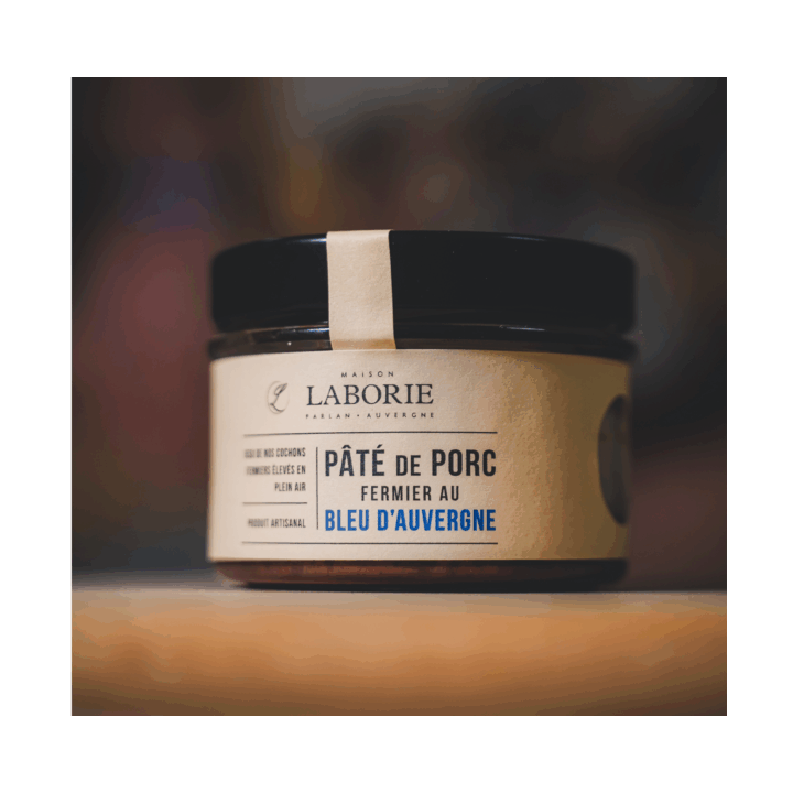 Pâté de porc fermier au Bleu d’Auvergne