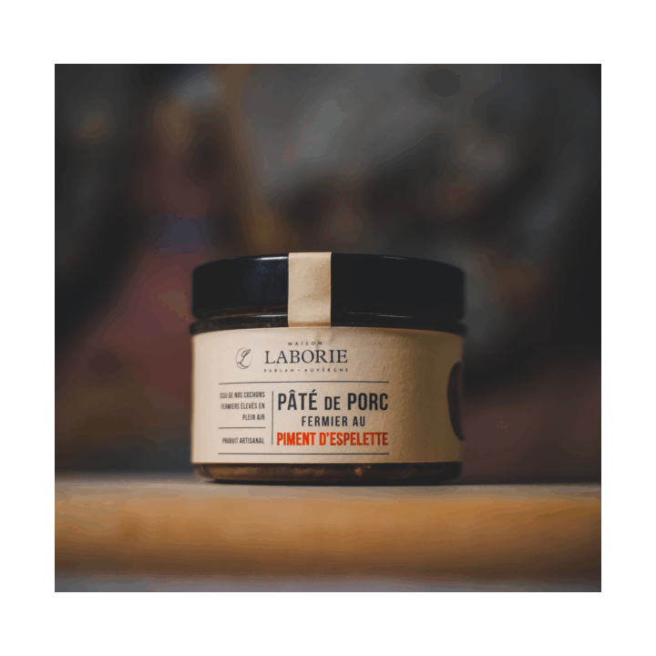 Pâté de porc fermier au piment d’Espelette