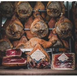 Jambon sec de porc fermier 14-16 mois
