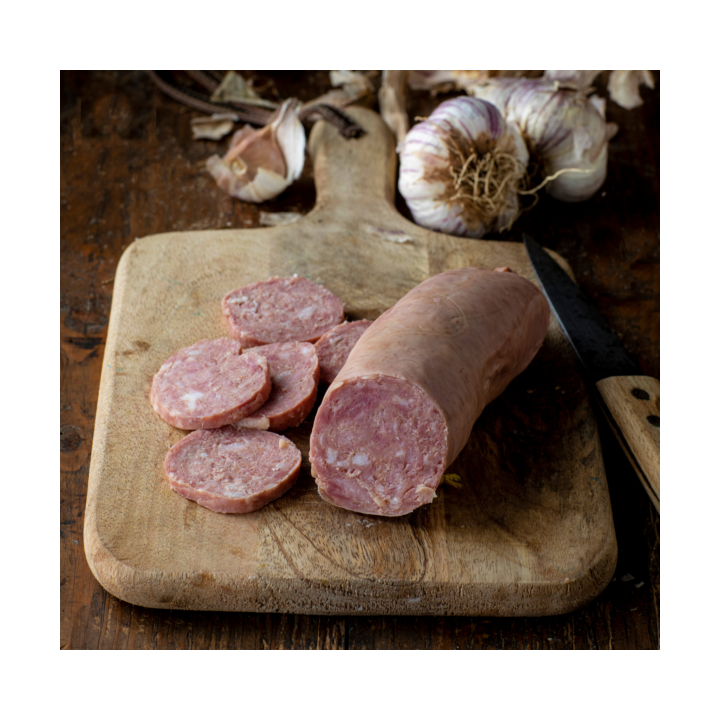 Demi saucisson cuit à l’ail